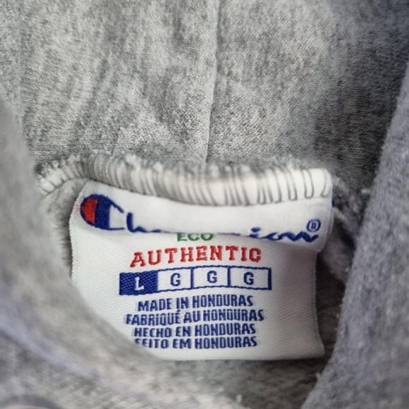 Champion University Of Tampa Hoodie Grey Hooded Sweatshirt Mens Size Large. - Picture 4 of 4